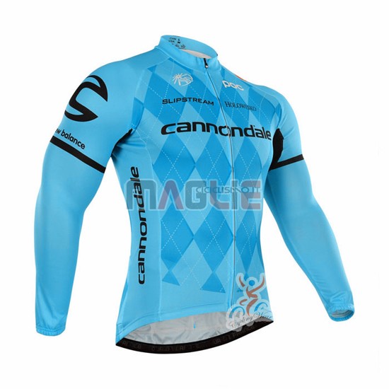 Maglia Cannondale manica lunga 2016 blu e nero